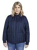 Gerippte Abschlusskanten TOM TAILOR MY TRUE ME Lightweight Daunenjacke Damen, Blau (11796 - Raspberry Sorbet), 50 EU