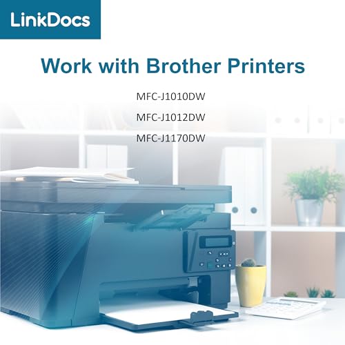 LinkDocs LC401XL Black High Yield Compatible Ink Cartridges Replacement for Brother LC401 LC401XL BK to Use with Brother MFC-J1010DW MFC-J1170DW MFC-J1012DW Printer - Image 2