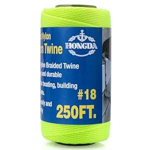 Hongda 250 FT Geflochtene Nylonschnur Neon-Grün