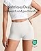 SHARICCA Boxershorts Damen Nahtlos Weich Unterhosen Damen Hohe Taille Radlerhose Hotpants Unterwäsche Boxershorts Seamless Mehrpack (3P01-Mehrfarbig, M)