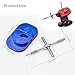 WSDMAVIS 1Pcs Spool Bearing Pin Remover Aluminum Alloy Fishing Reel Bearing Removal Tool Portable Fishing Spool Pin Remover Essential Fisherman's Gear