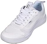 tenis tipo vans blancos para mujer Vans Marca de rayas laterales Vans Range EXP, Zapatillas Mujer, Blanco (Tumble/Canvas/White/White), 38 EU
