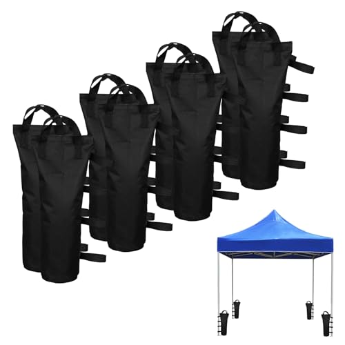 8個入り ウエイトバッグ 砂袋 重り 重し袋 テント タープ テント固定用 砂 10kg PVC 防水ライニング 折りたたみ マルチウエイト ウェイトバッグ テント用砂袋 テントウエイト 固定 タープ ウェイトバッグ 多機能 キャンプ ピクニックタープテントおもり 持ち運び可能 台風 強風対策 防災 緊急 屋外用