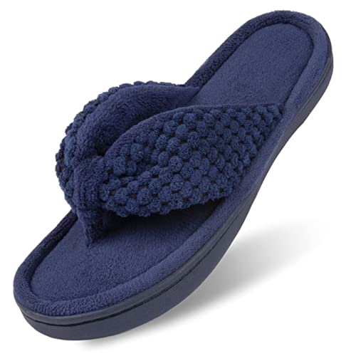 ladies memory foam flip flops
