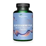 Vegavero Vegan Glucosamine Plus | with Chondroitin, MSM and Boswellia Serrata | NO Additives, Lab-Tested | Natural Joint Pain Relief | 120 Capsules