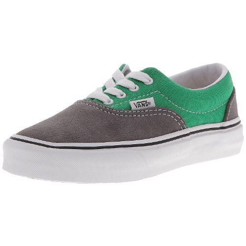 Vans Era, Baskets Mode Mixte Junior - Gris/Vert, 34 EU