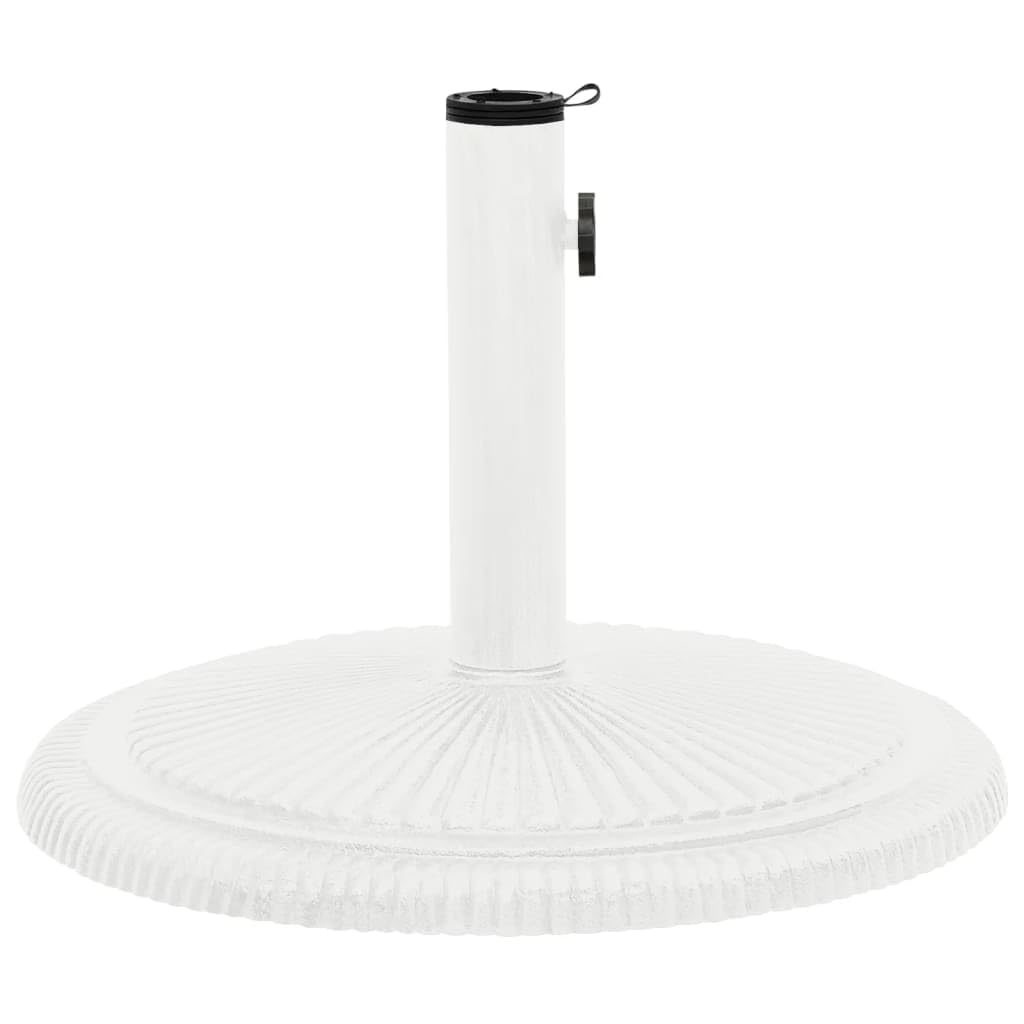 vidaXL 23.9lb Round Umbrella Base for Outdoor, Deck, Patio Parasol Base for 1.4
