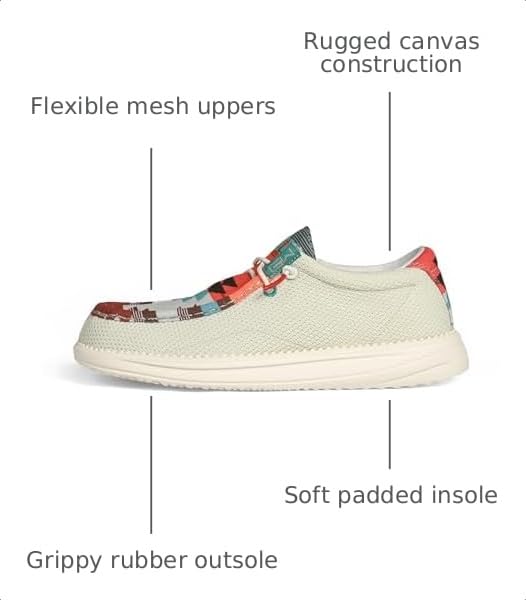 Image of Gator Waders Womens Camp Shoes - Breathable Slip-On Loafers - Elastic Laces - Ultralight All Day Cushioning - Fitted Feel