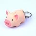 Produktbild RONSHIN Electronics & Accessories Schlselanhger mit niedlichem Schweinchen, LED-Taschenlampe, Sound-Ring, Cartoon-Sound, Farbe, runde Schnalle