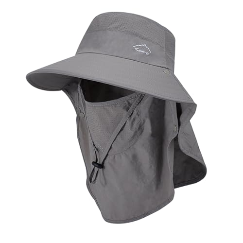 Image of Sun Hat for Men Women with Neck Flap,UPF 50+ UV Protection Fishing Hat