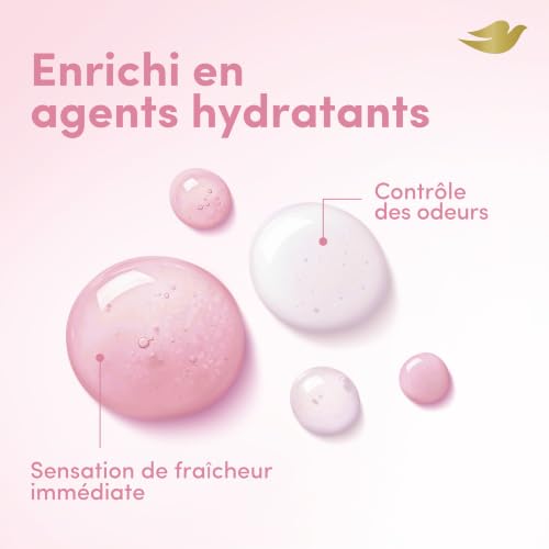 Dove - Déodorant pour Tout le Corps - Spray - Framboise & Rose - Anti Odeurs et Traces Blanches 72h - Conçu pour les Peaux Sensibles - 150ml (Lot de 2)