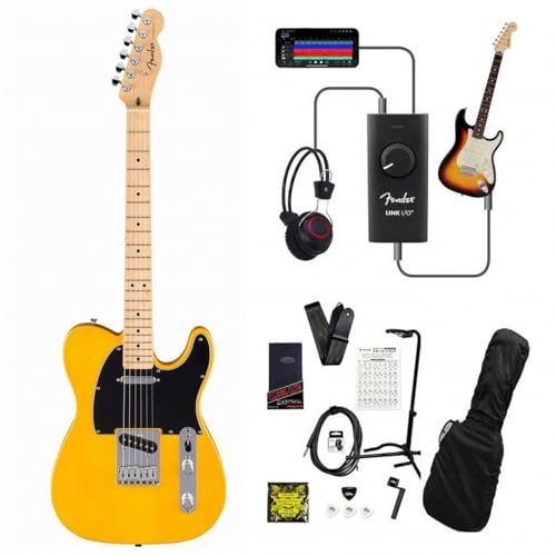 Fender/Standard Telecaster Maple Fingerboard Black Pickguard Butterscotch Blonde �^�����Z�b�V�����ŏ�B�ILink I/O�t��13�_�Z�b�g