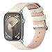 Fullmosa kompatibel mit Apple Watch Armband Ultra2/Ultra 49mm 45mm 44mm 40mm 41mm 42mm 38mm, Lederarmband Ersatzband für Damen Herren, Klassische Leder Armbänder für iWatch 9/8/7/6/SE/5/4/3/2/1