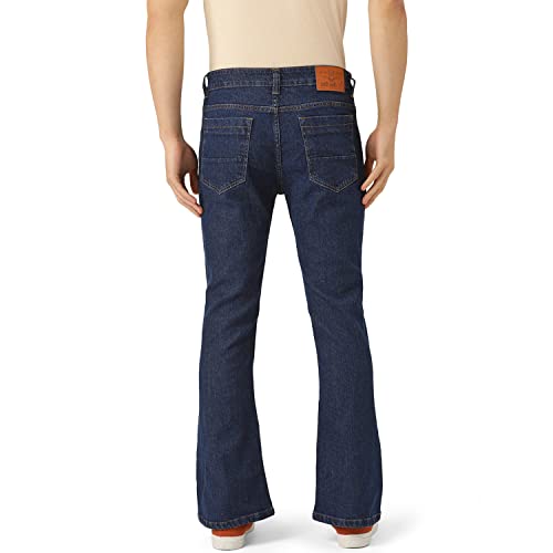 Image of PARIS HAMILTON Men Bootcut Fit Stretchable Bellbottom Denim Jeans