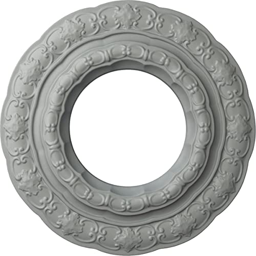 Ekena Millwork CM15LI Lisbon Ceiling Medallion, 15 3/8