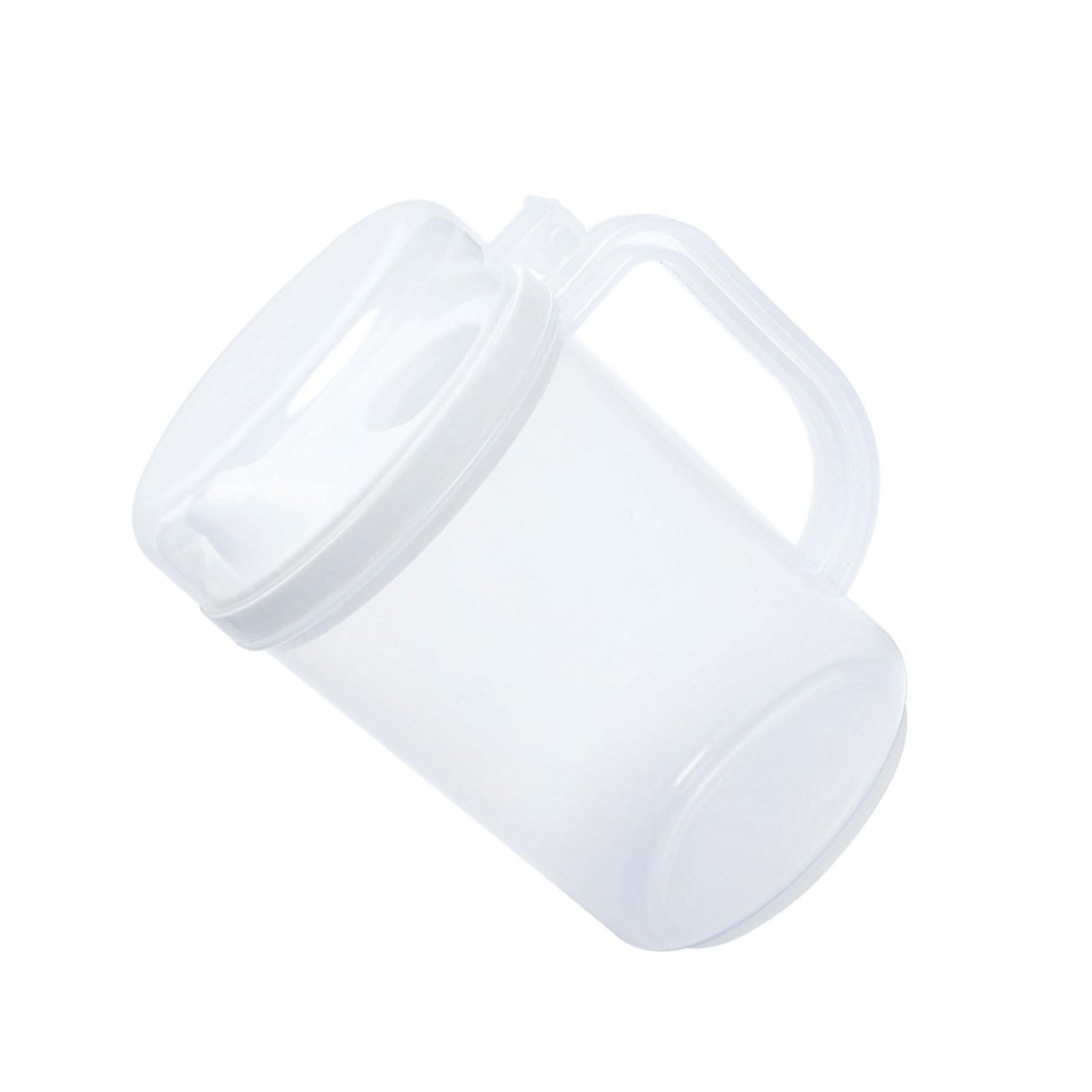 Piceioep Ergonomic Kitchen Oil Bottle with Visible Liquid Levels Indicators and Leak Proof Seal Cooking Oil Dispenser Household Kitchen Vessel
