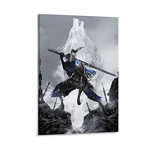 WUTOUCC Dark Souls Knight Artrias Poster Canvas Art Poster and Wall Art Picture Print Modern Family Bedroom Decor Posters 16x24inch(40x60cm) WUTOUCC Dark Souls Knight Artrias Poster Canvas Art Poster and Wall Art Picture Print Modern Family Bedroom Decor Posters 16x24inch(40x60cm)