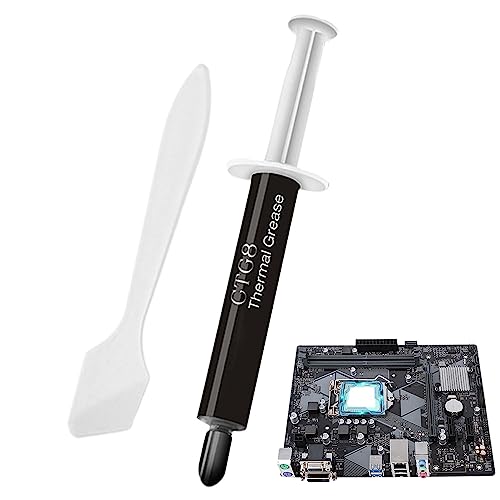 Wenmin Pasta Térmica | Pasta Calor CTG8 Alta conductividad térmica 1G/2G/4G - Grasa Térmica Larga Durabilidad, Fácil Aplicar, Pastas Térmicas para Disipadores, Consolas