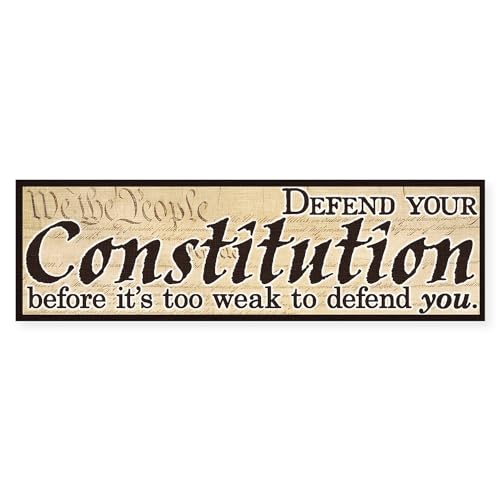 CafePress Defend Your Constitution Sticker (Bumper) 10