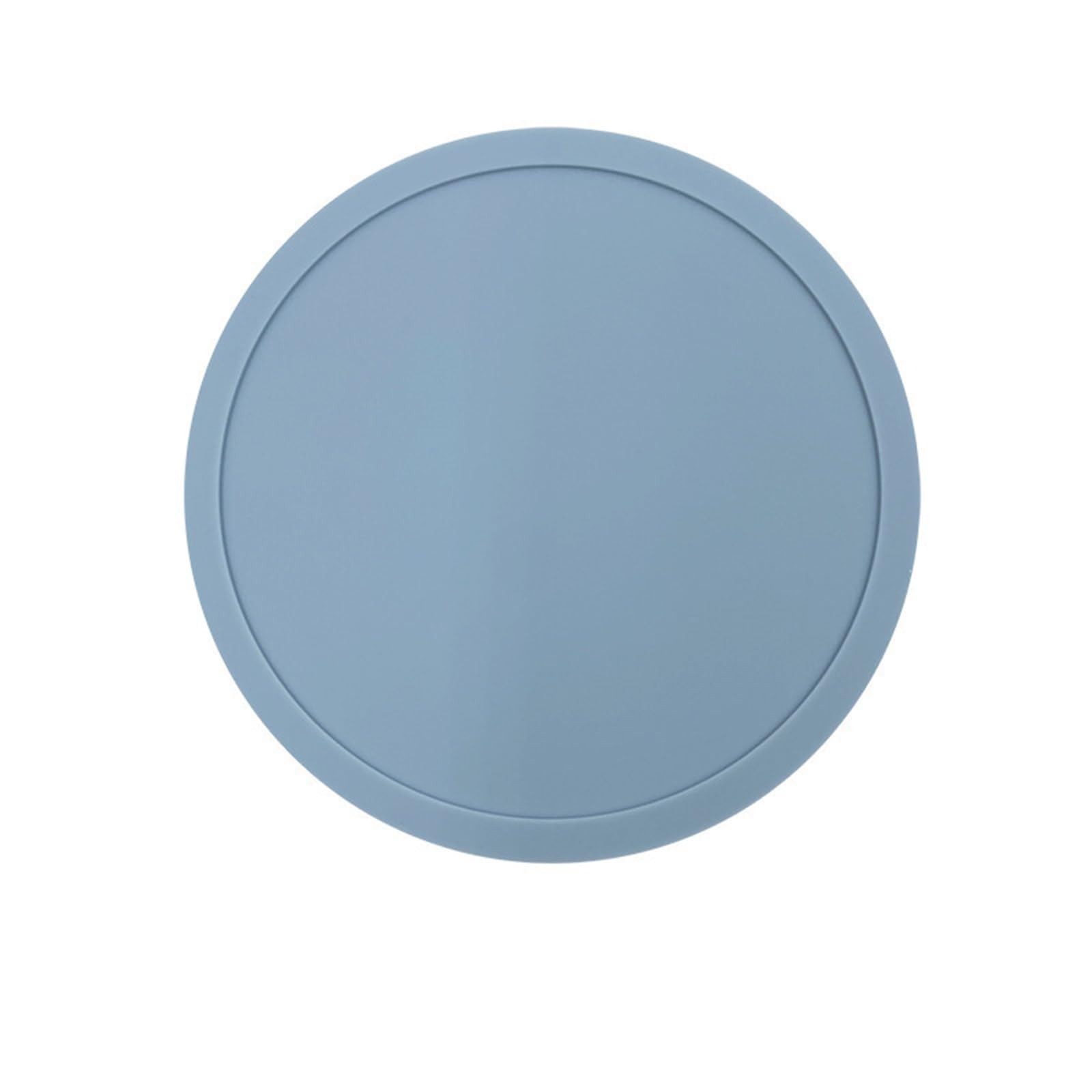 Insulated Coasters 10pcs 9cm Anti Scalding Tea Coaster Silicone Coasters Set Nonslip Drink Heat Resistant Table Pads for Home Decor Dining Table(Blue)