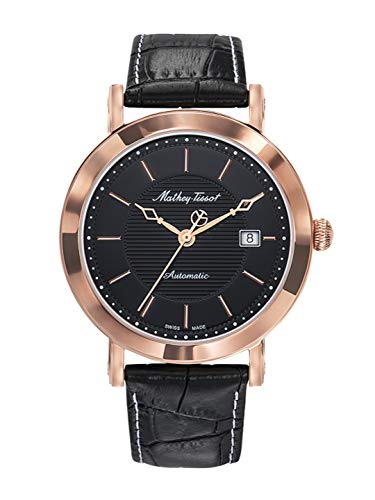 Mathey-Tissot Leather Swiss Made Analog Black Dial Men Watch - Hb611251Atpn, Black Band (B07KPTQYCM) Amazon Price History, Amazon Price Tracker