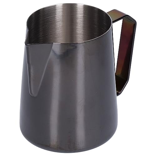 Jarra de café de 600 ml en acero inoxidable para espumar leche en casa 8