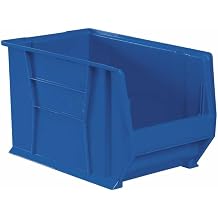 SI Shelving Inc. 20" d x 1212"w x 12" h Super-Size Akro Bins Storage Bins, Blue, 2 Count