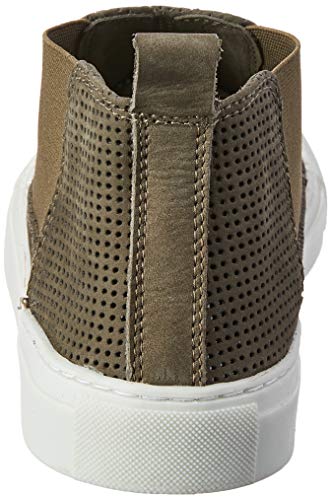 Sapato Casual Cano Alto em Couro Mobi, Fork, Masculino, Grafitte, 40