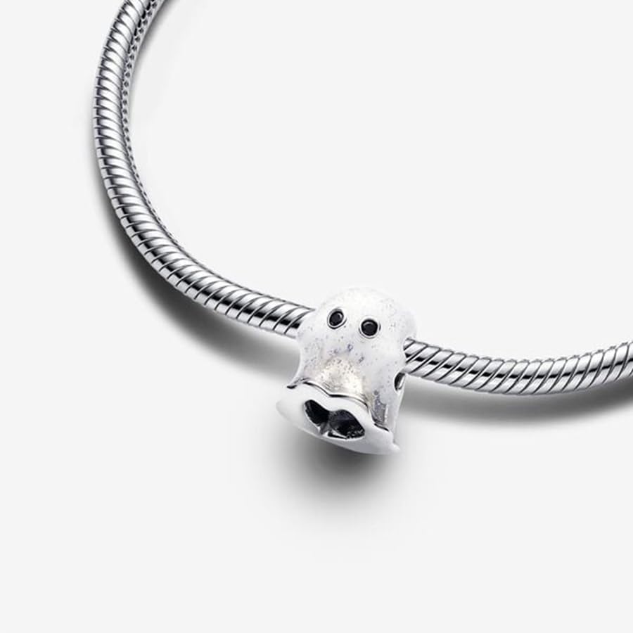 Glow-in-the-dark Sparkling Skull Charm Fit Women Bracelet Necklaces Fashion Gifts 925 Sterling Silver DIY Jewelry4