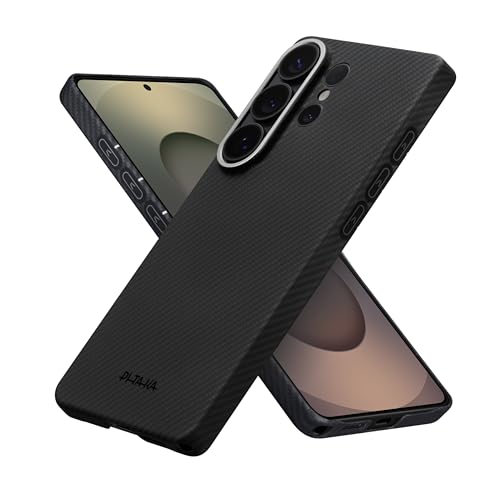 �y�ɔ�NFC�Ή�-PITAKA�zGalaxy S26 Ultra�p�P�[�X MagSafe�Ή� �s���{�^���t�� NFC�Ή� �A���~�h�@�ې� ���� ���y�� �ϏՌ� �~�j�}���X�g �V���v�� ���C�����X�[�d�Ή� S26 ultra�J�o�[ ��/�O���[�c�C����