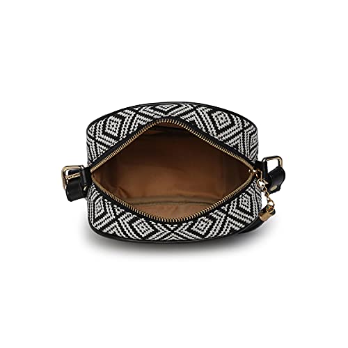 Image of KLEIO Jacquard Spacious Sling Bag for Women with Polyester Lining | Crossbody Bag for Girls with Adjustable Shoulder Strap | Suitable for Travel & Everyday Use