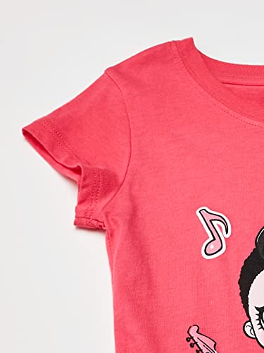 L.O.L. Surprise! girls Glee Club Rocker Short Sleeve T-shirt T Shirt, Hot Pink, Small US4