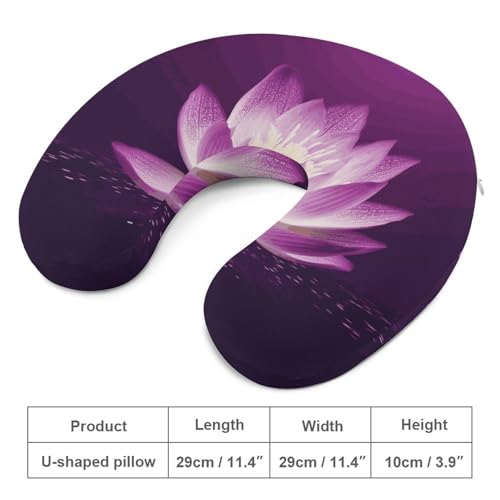 Almohada en U de espuma viscoelástica 30 cm miniatura 2