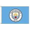MCFC Official Manchester City Crest Premier League Champions Flag (5ft x 3ft & 100% Polyester) #1
