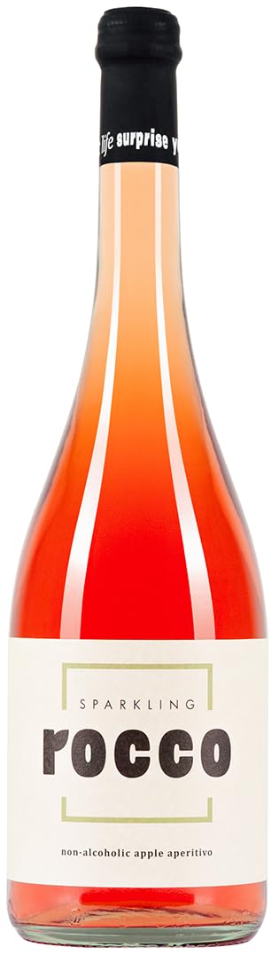 "Sparkling Rocco" Apfelsecco alkoholfrei 6 x 0,75l | alkoholfreier Aperitivo aus 100% Apfel-Direktsaft | mit Genusskarte FABELHAFTE GESCHENKE