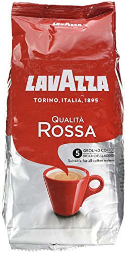 Lavazza Kaffee Qualita Rossa, Molido, Expreso para Cappuccino y Latte Macchiato, 500g