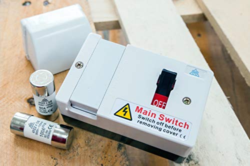 Image of Fused Main Switch 80a & 100a Fuses with Cable Shroud WCED - WFIS100
