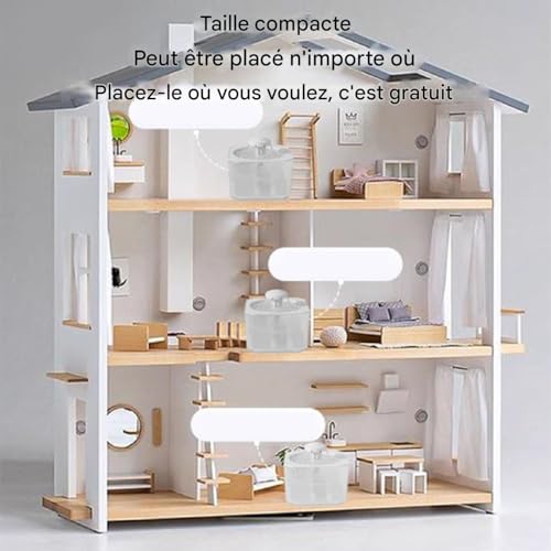Distributeur d'eau pour chien et chat d'intérieur antidérapant 2500ml