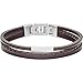 Produktbild Fossil Armband Für Männer Vintage Casual, Länge: 180mm - 195mm Braun Lederarmband, JF03323040