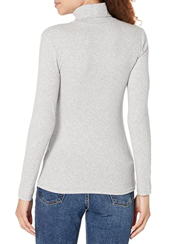 Image of Amazon Essentials Women's Slim-Fit Stretchy Layering Long Sleeve Knit Rib Turtleneck Top (Available in Plus Size), Pack of 2