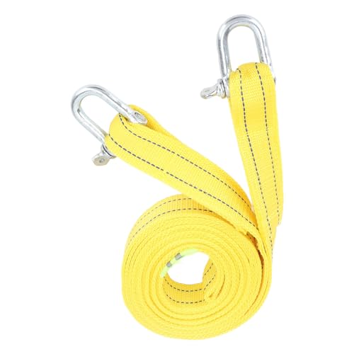Sangle de remorquage en nylon double couche renforcé avec crochets de sécurité