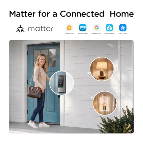 TCL Smart Lock, Palm Vein Keyless Entry Deadbolt with Matter Over Thread - image 3