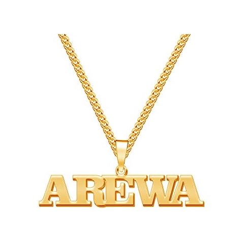 Corissy Custom Name Necklace Personalized Gifts for Dad Name Plate Necklaces Custom Jewelry for Men Cover