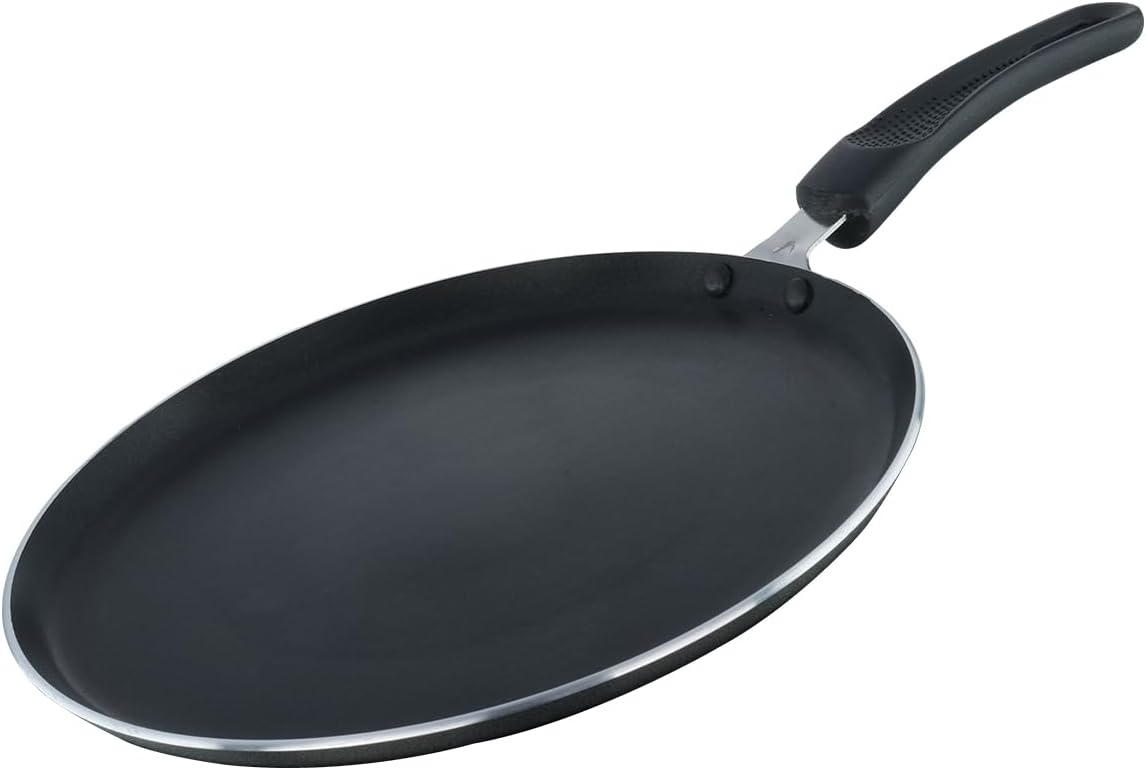 Prestige Non-Stick Dosa Tawa 27.5cm | OSP IB | Gas & Induction Compatible | PFOA Free | Metal Spoon Friendly | Sturdy Handle | 1Y Warranty | ISI Certified