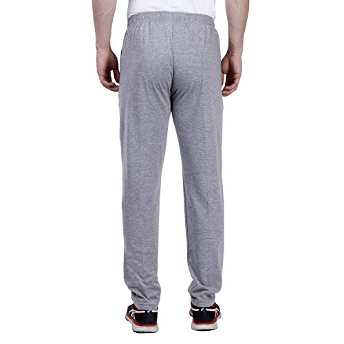 Image of Trackpants for Men - Regular Fit, Cotton Hoisery, Ultra Soft, Comfortable, Lightweight, Ziper Pockets, Front Zip, Back Pocket, Solid Mnimal