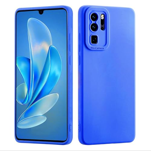 LENGRACE Funda para Huawei P40 Suave Silicona Funda,TPU Case para Huawei P40 Prueba de Golpes Antiarañazos Carcasa-Azul Marino