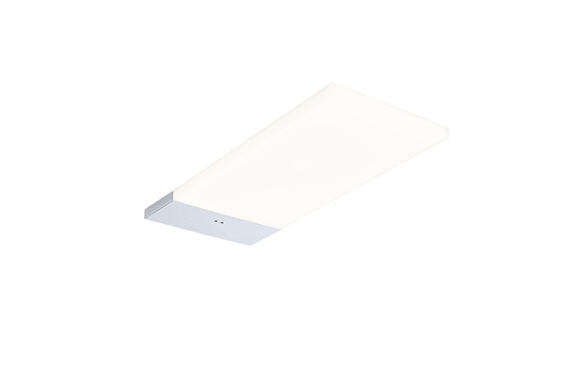Paulmann 92121 LED sous-meubles Bredo avec capteur de proximité kit de 3 3000 K 2,5W 80x190 mm 180lm Argent luminaire en saillie pour meuble