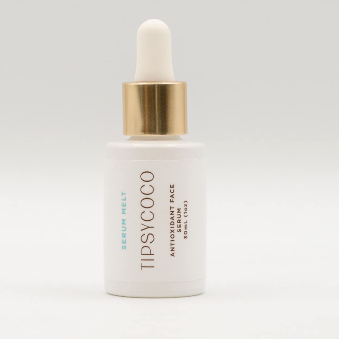 Serum Melt Antioxidant Serum for Face & Neck, Formulated with Organic Coconut Water, Hyaluronic Acid, Niacinamide, Vitamin K2 & More, Revitalizing & Hydrating Serum, For AM & PM