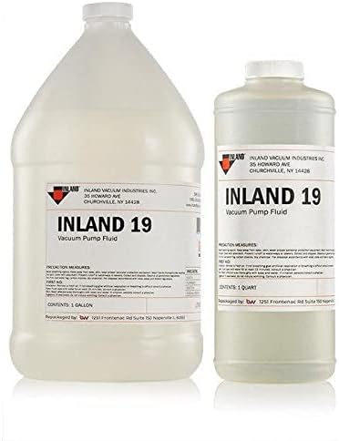 Inland Vacuum Inland 19 Vacuum Pump Oil for Edwards, Welch, Leybold, Agilent-1 Quart