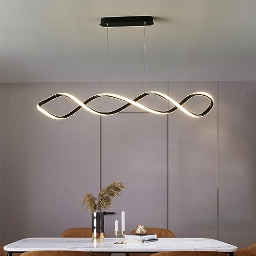 Lampe à suspension minimaliste à LED pour chambre et salle à manger 3000-6500K